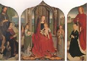 Gerard David The Virgin and child between angel musicians (mk05) oil painting
